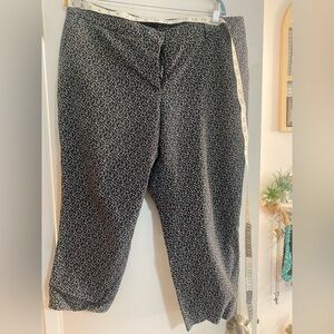 Cynthia Rowley cropped polka dot chinos - gently worn